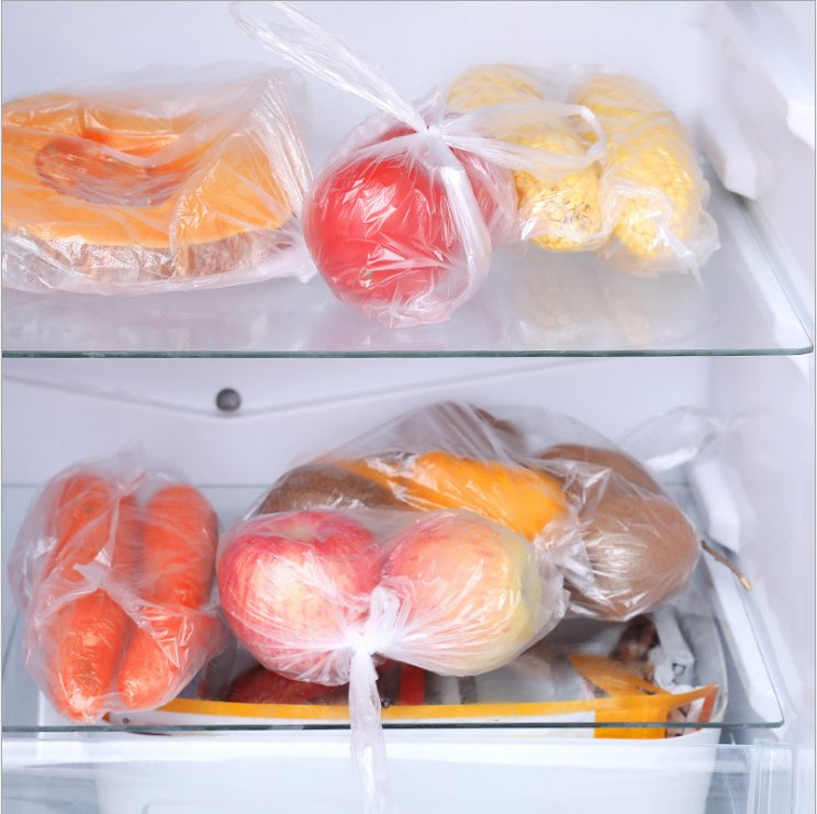 Cheap Custom Fresh-Keeping Storage Bag Food Vegetable Supermarket Plastic Roll Bag