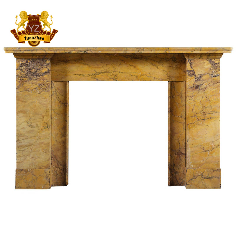 High Quality Customized Size Natural Stone Marble Fireplace Mantel for Indoor Decoration with Cheap Price