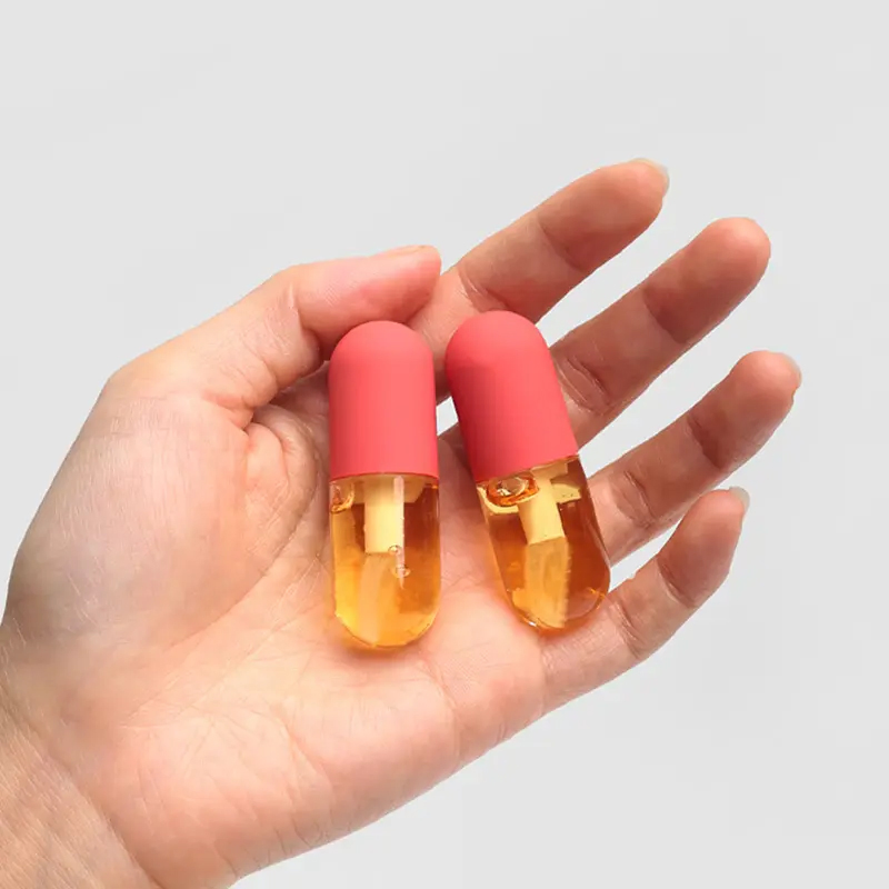 Ditong Long Lasting Vegan Lip Plumper Moisturizing Hydrating Glossy Lip Care Oil