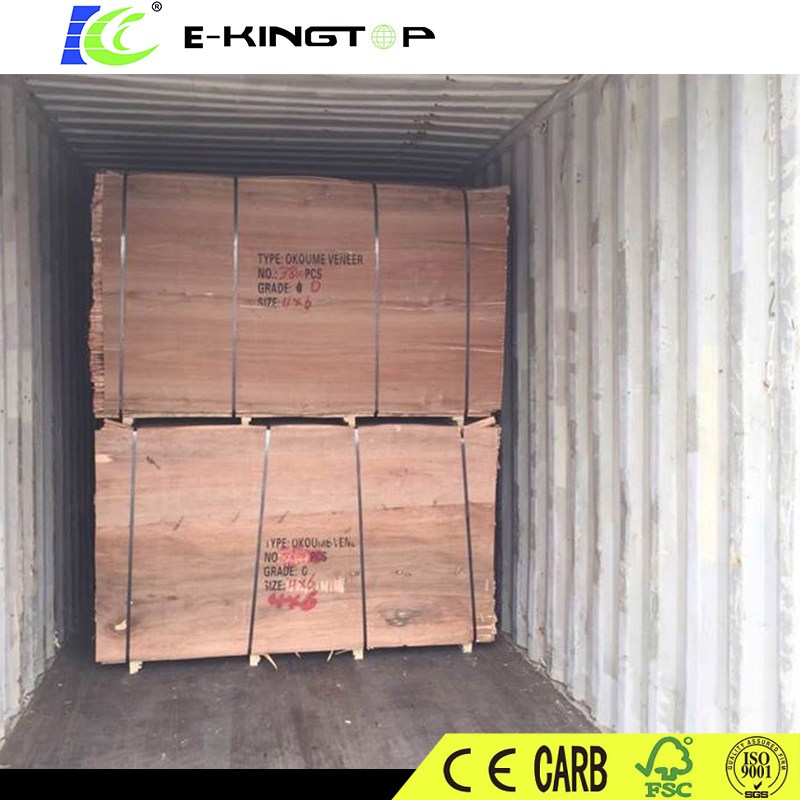 Chinese Suppliers 0.5mm Okoume /Mlh /Birch /Bintangor Wood Face Veneer for Malaysia/Vietnam