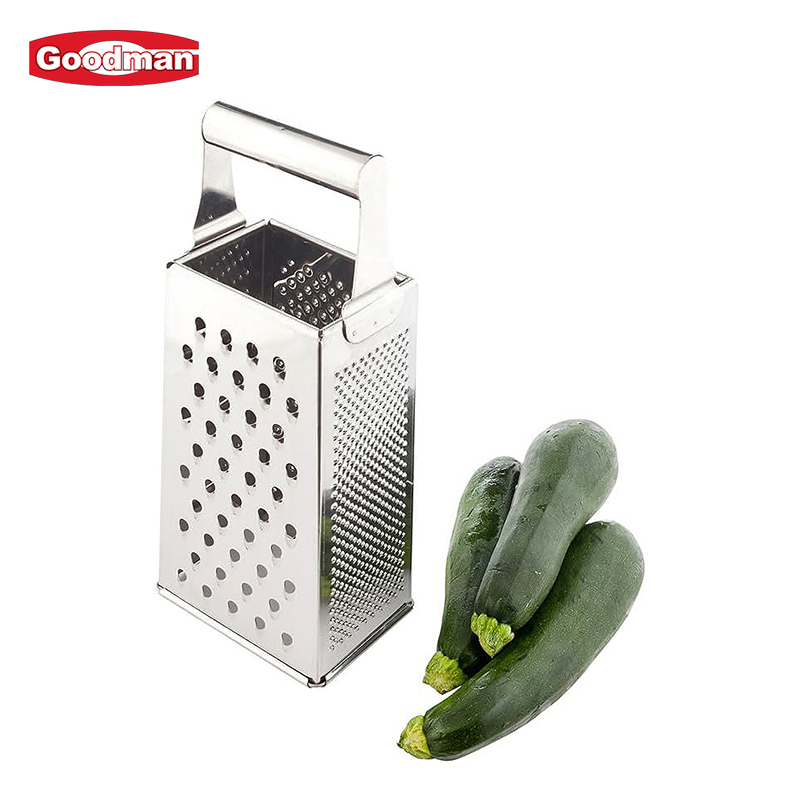Stainless Steel Flat Vegetable Chopper and Grater Eco-Friendly Kitchen Tool for Fruits Garlic Cheese Potato Cutting