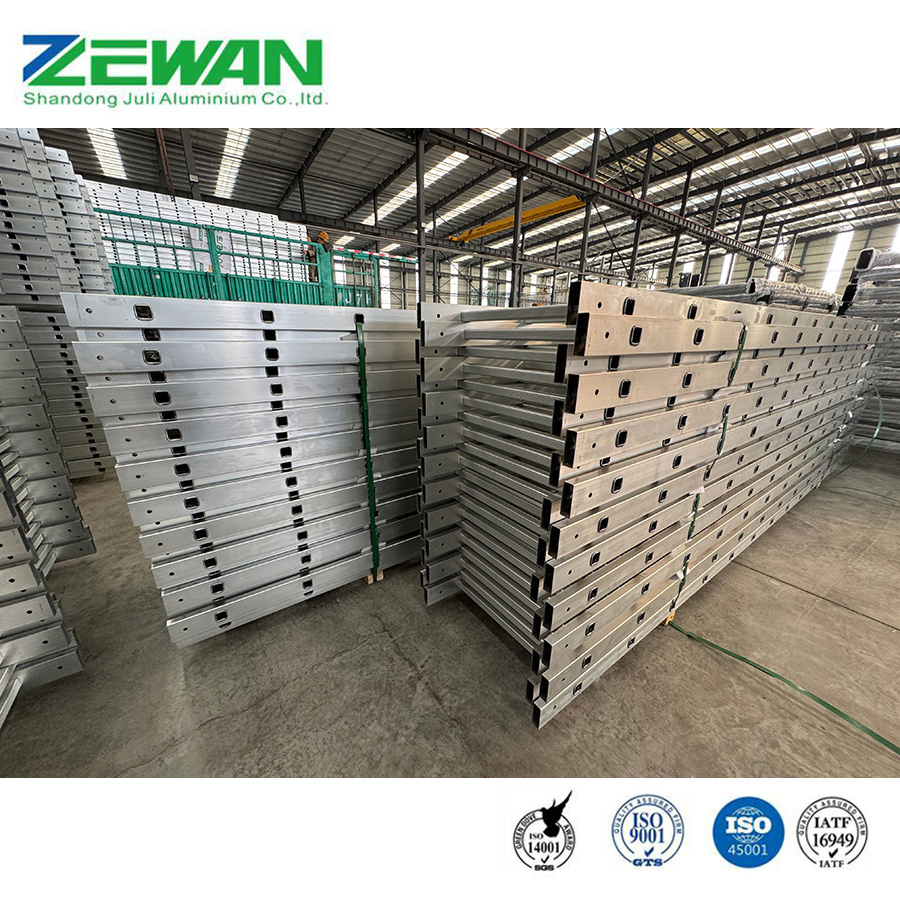 Multi-Purpose Aluminium Folding Ladders Safety Fixed Aluminum Ladder Manufacturer for Household / Scaffolding