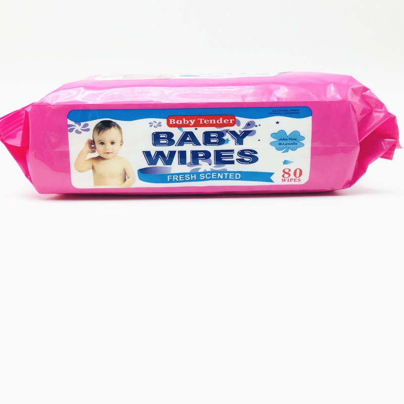 Wholesale Baby Wipes Private Label Unscented Oragnic Baby Wet Wipes for Sensitive Baby