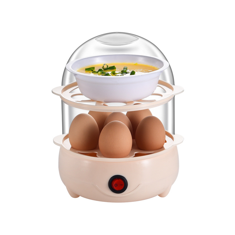 2025 Automatic Mini Home Breakfast Egg Poacher and Steamer Plastic Custard Machine