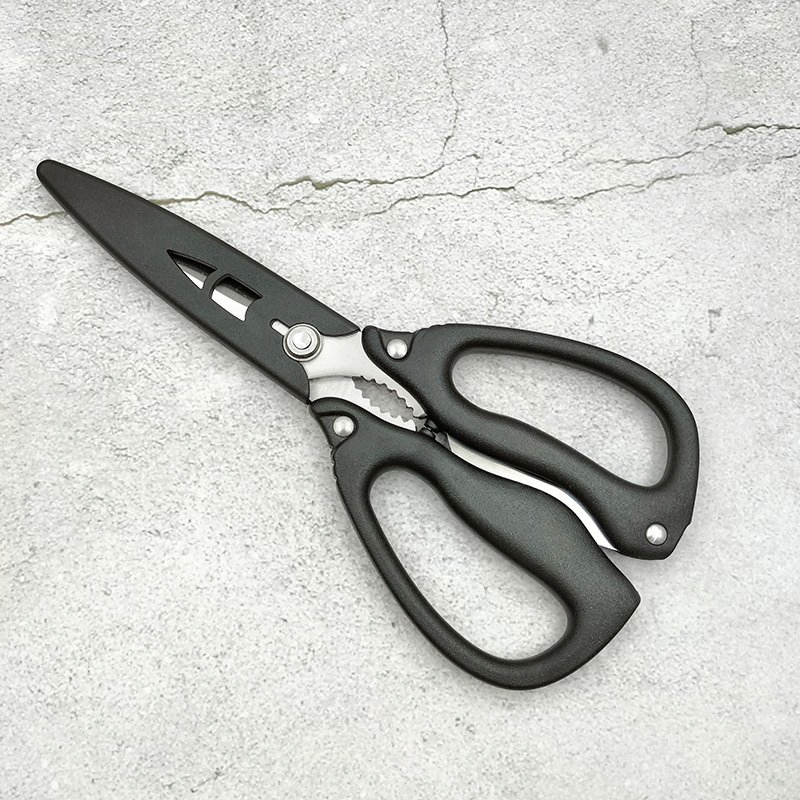 Customized Kitchenware New Design Stainless Steel Kitchen Scissors Shear