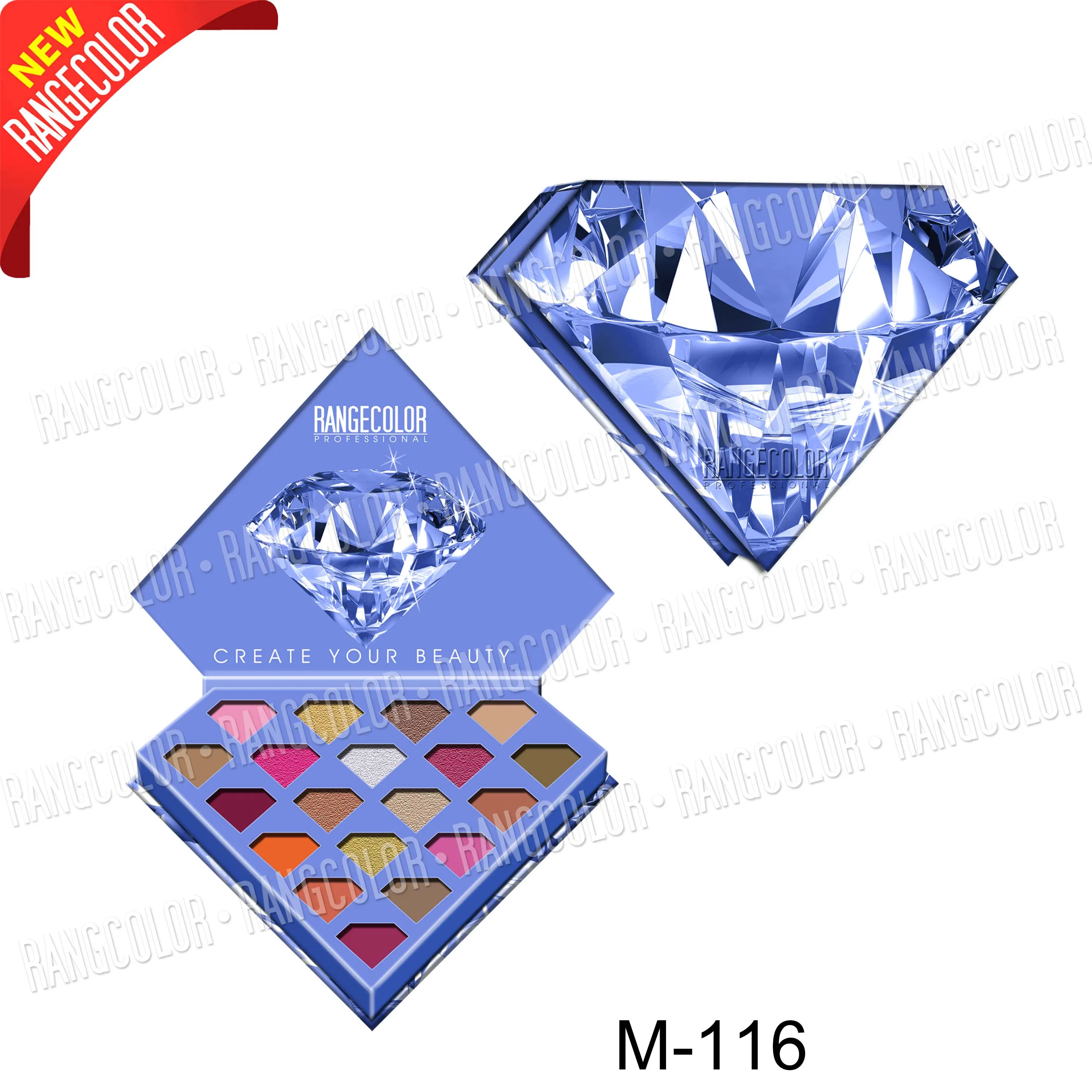 New Cosmetic Neon Eyeshadow High Pigment Eyeshadow Glitter Makeup Highlight Pressed Neon 19 Color Eyeshadow