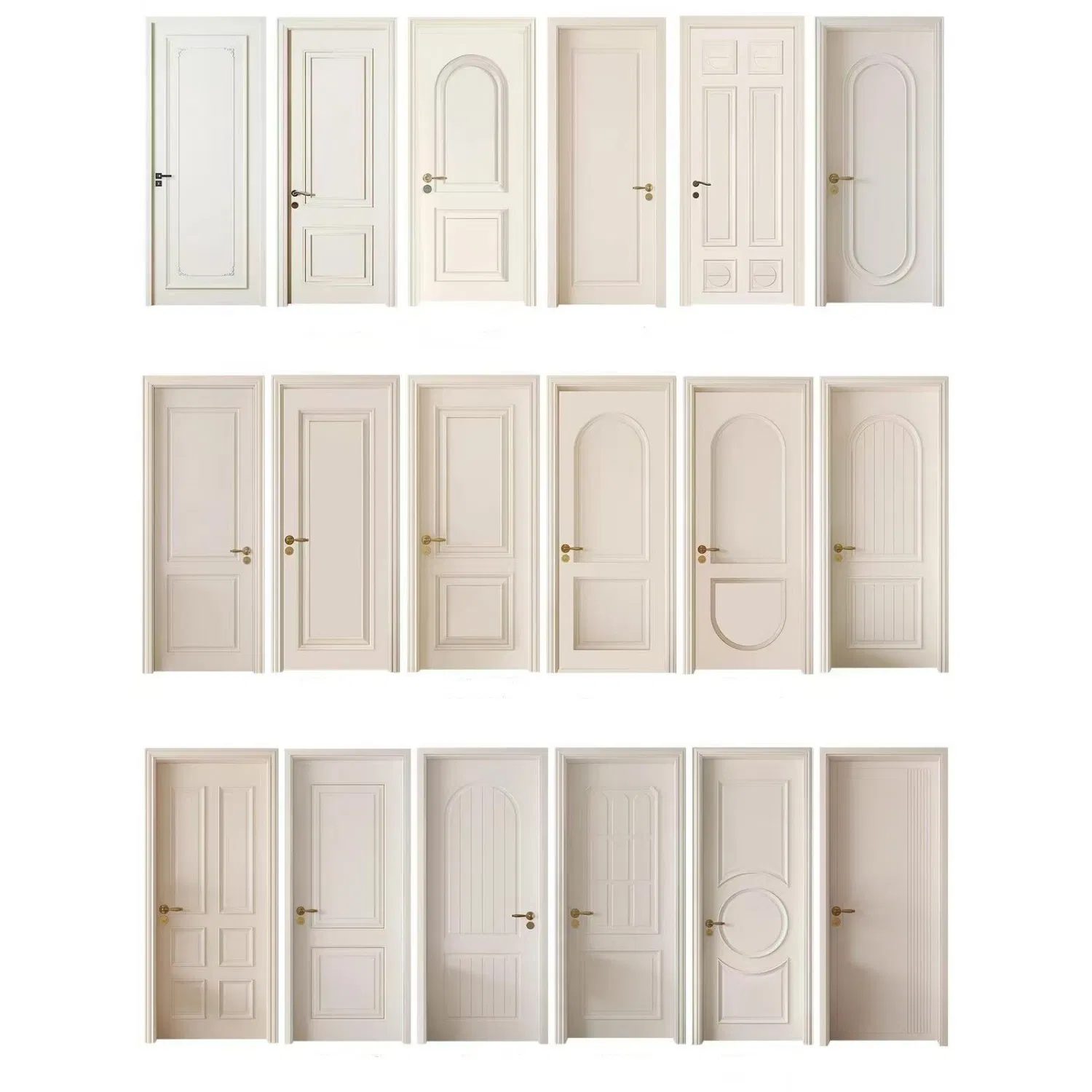 Factory Solid Wood Door Paint Oak Veneer Custom Size Soundproof Door Interior Door Interior Bedroom Door Wooden Door Paint Solid Wood Veneer Door