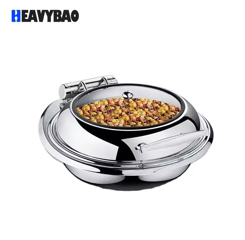 Heavybao Chafing Dishes for Buffet Set Chafers for Catering and Buffet Warmers Sets Serving Food Warmer for Hotel