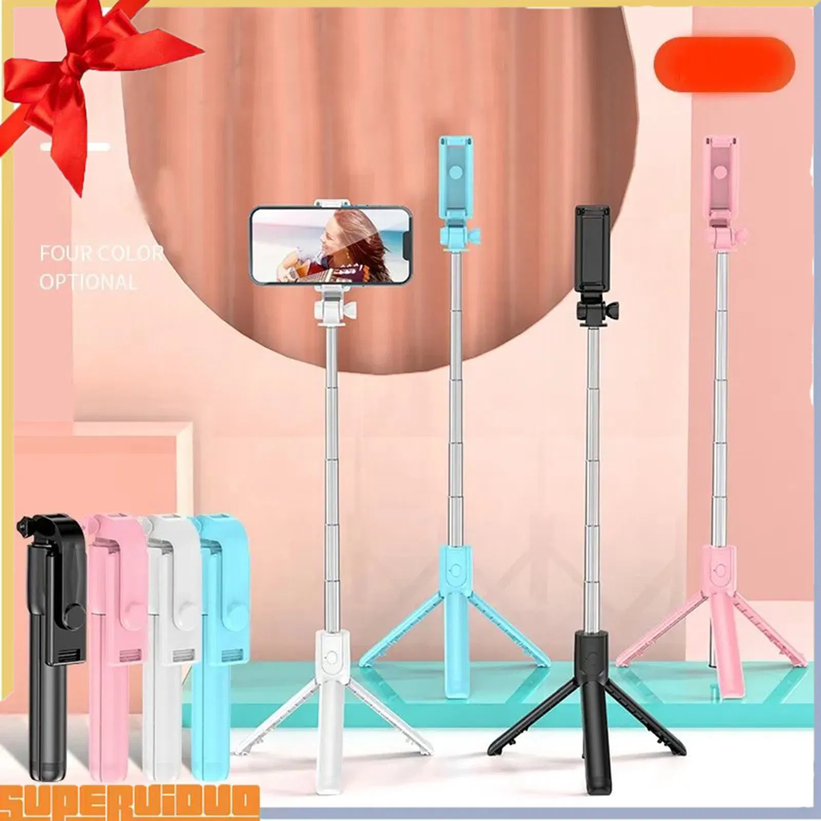 Гибкий монопод для селфи с Bluetooth-пультом