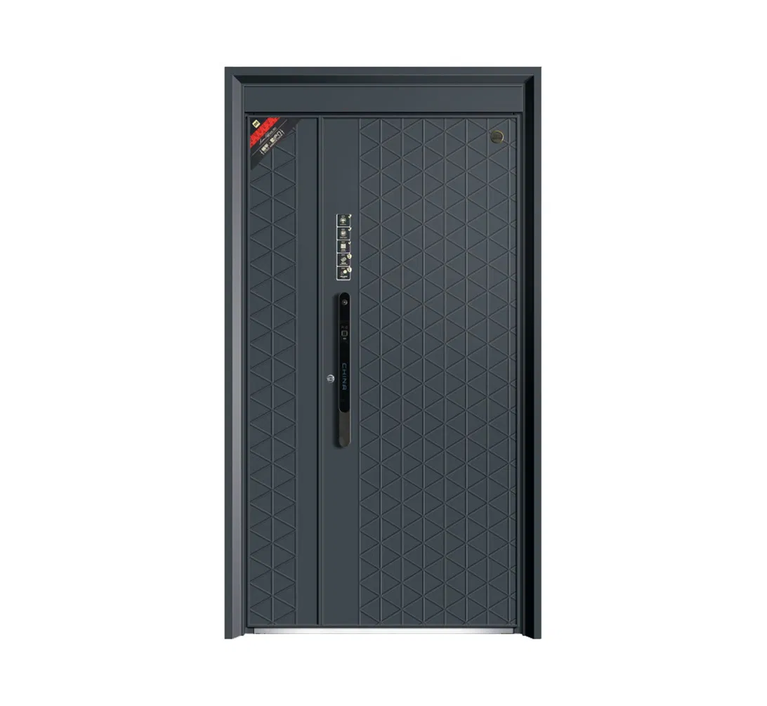 Exterior Aluminium Alloy Double Door for Residential House Entrance Custom Design Available