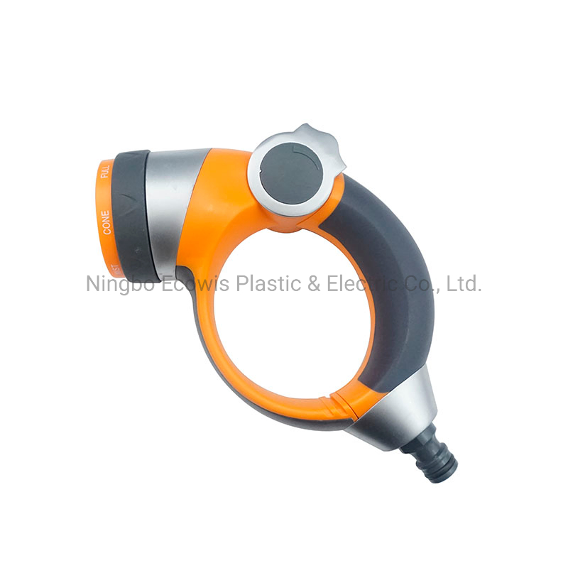 7 Patterns Heavy Duty Round Handle Garden Hose Squirt Gun