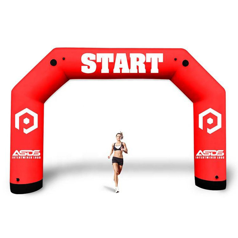 Customized Inflatable Start and Finish Line Arches/Advertising Inflatable Sport Arch Gate for Sale