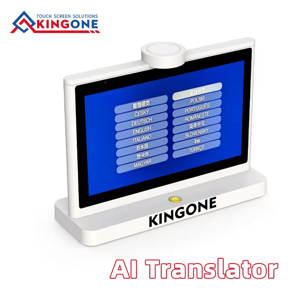 Smart Ai Dual-Screen Translator Device 10 Inch Digital Double Face Screen Support 50 Languages and Supports 4G WiFi