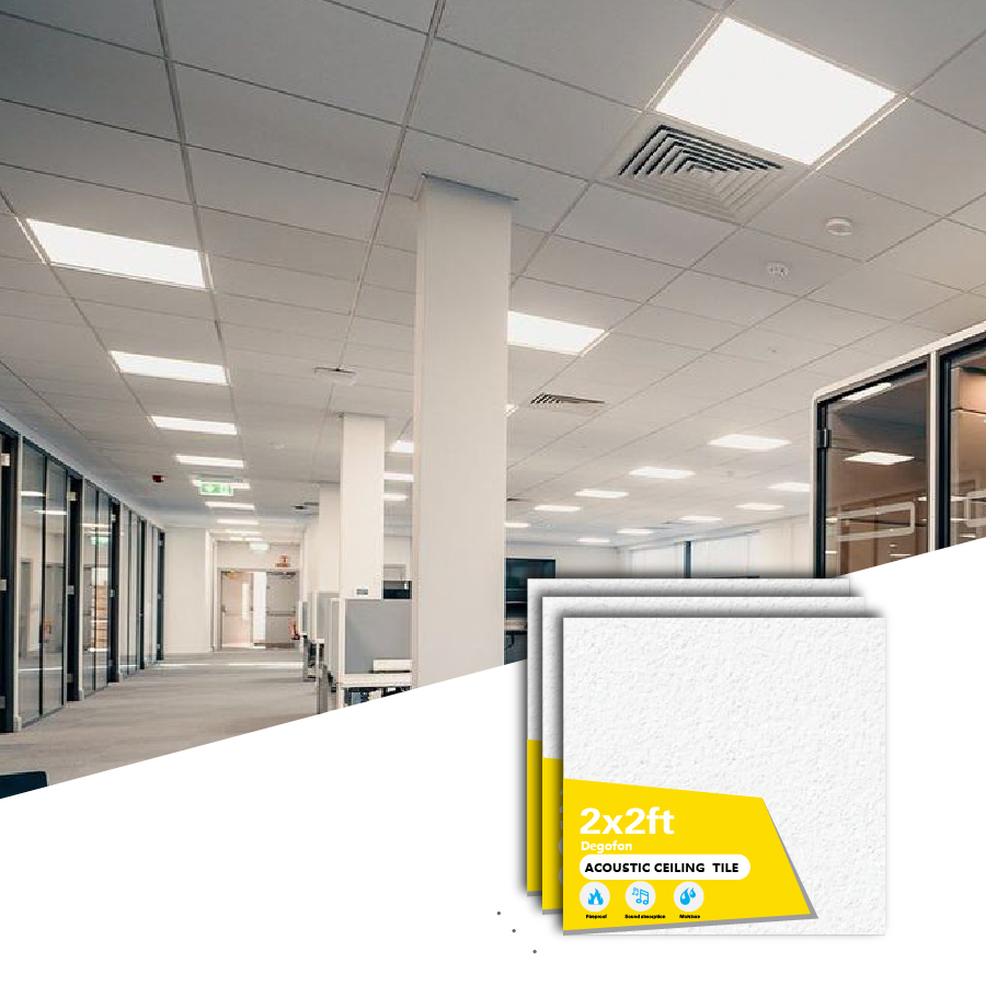 All Colour Acoustic Ceiling Group Combined Sound Absorption Fiberglass Ceiling Panels