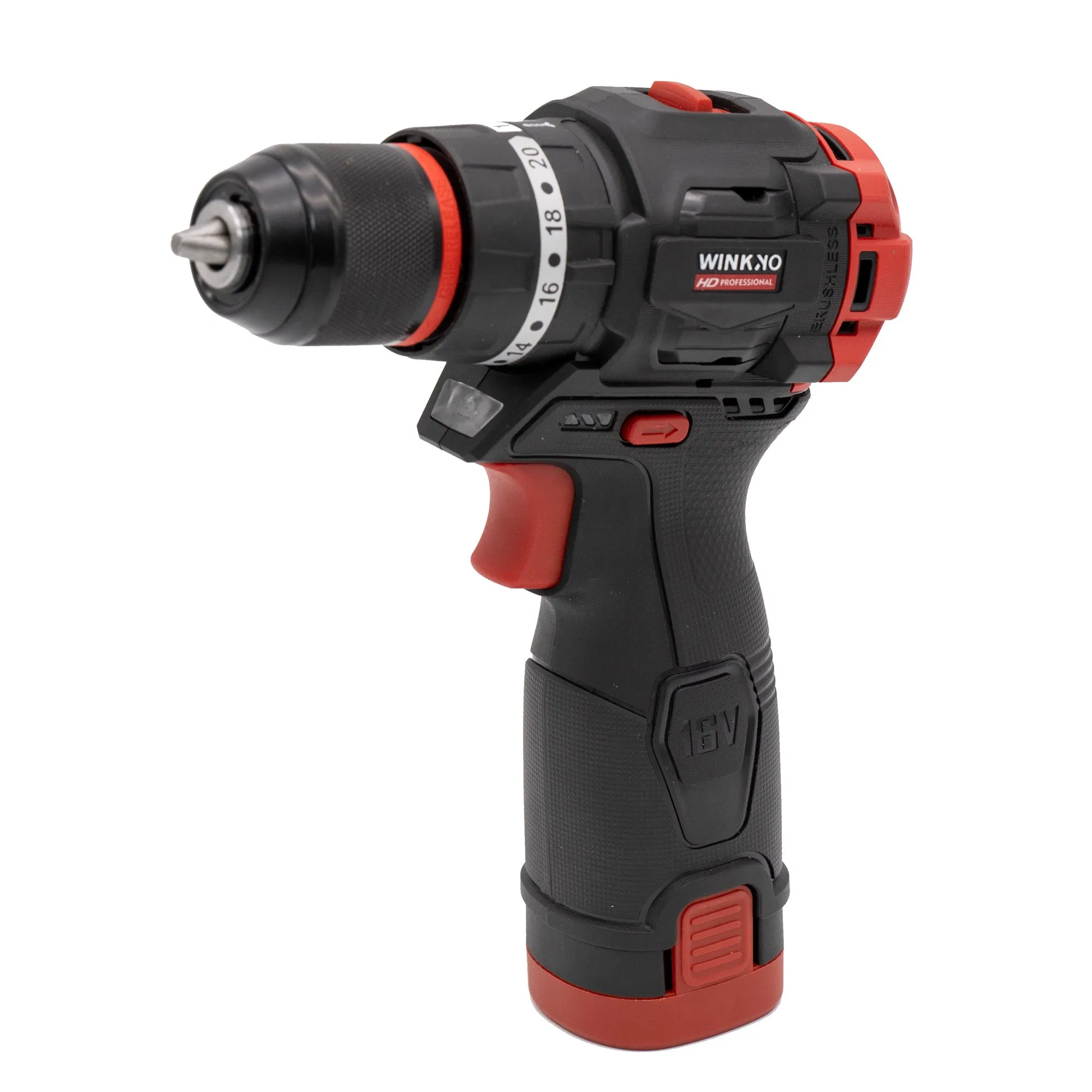 Аккумуляторная дрель Winkko 16V, 13мм, бесщеточный мотор