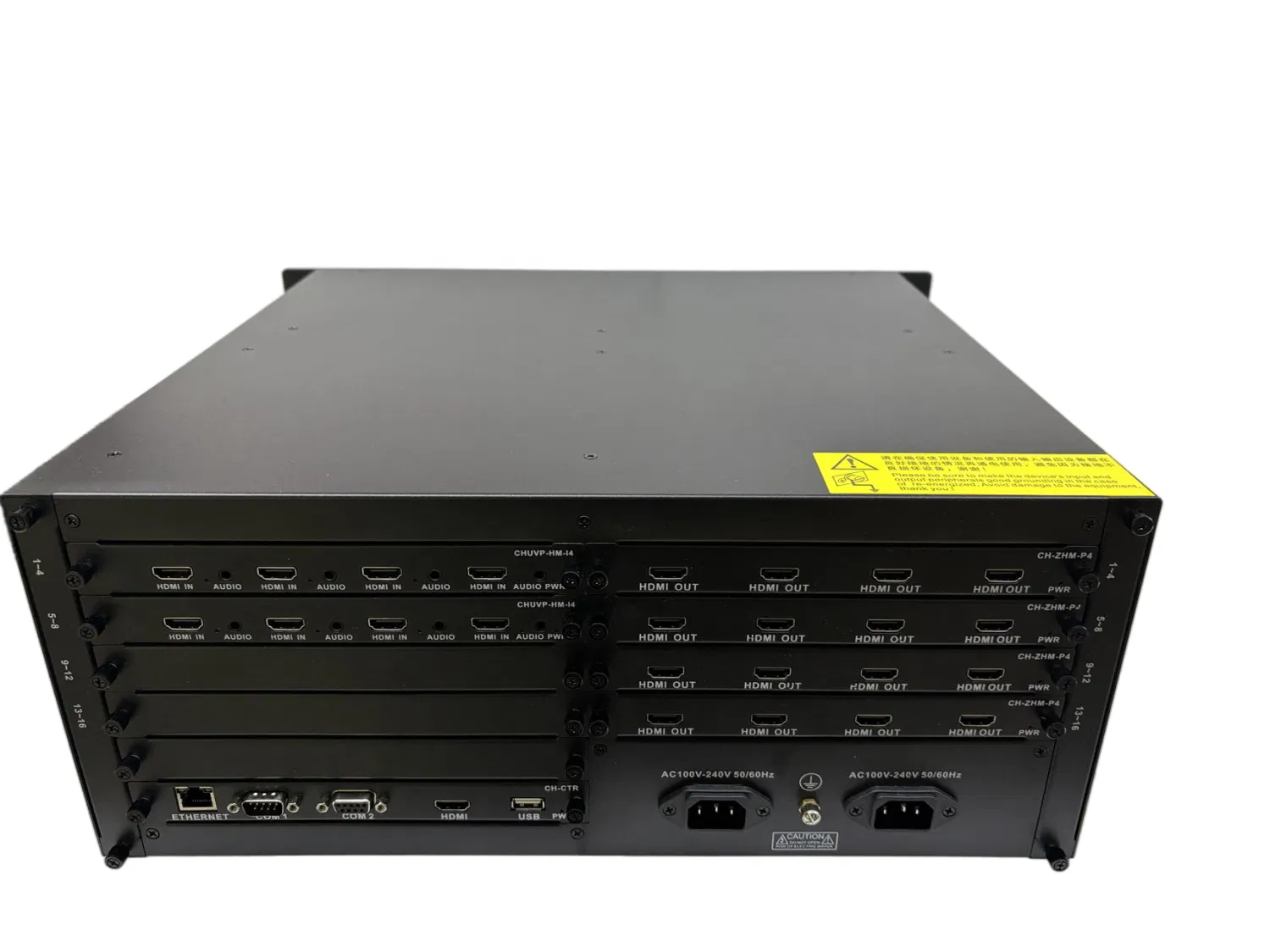 160X160 4K 60Hz 4: 4: 4 Modular Seamless Video Wall Processor