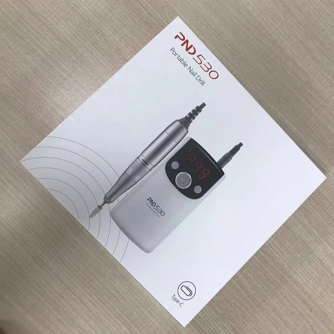 Guyo White Rechargeable Nail Drill Machine Accept Custom