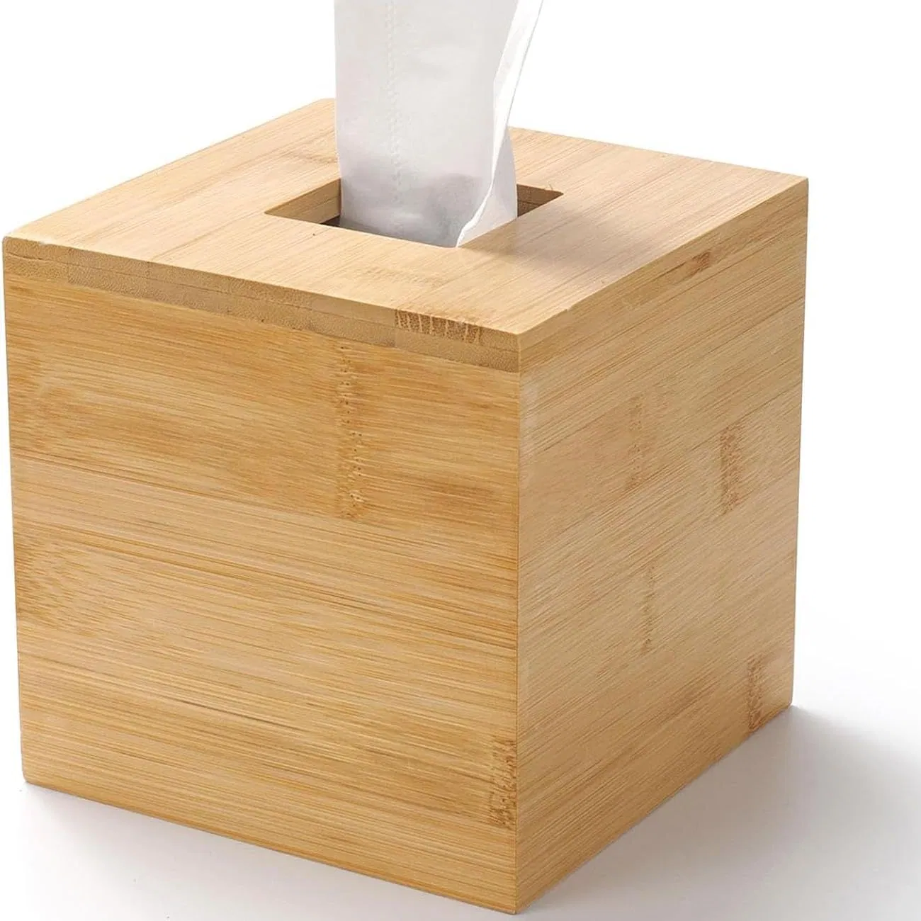 Natural, Environmentally Friendly, and Durable Wooden Tissue Box