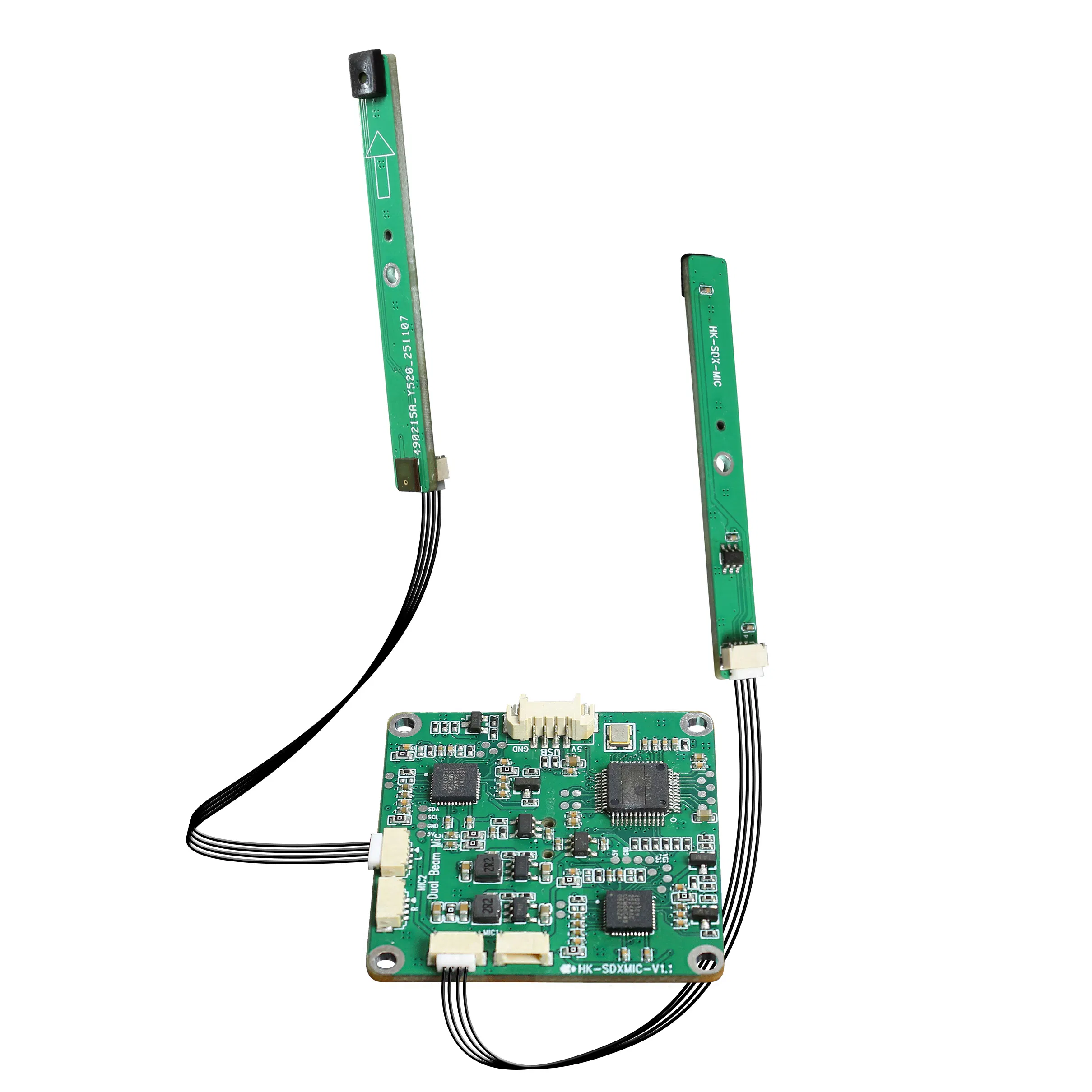 Hstd New Arrice Noise-Canceling USB Microphone Array with Dual Directional Pickup Microphone Board