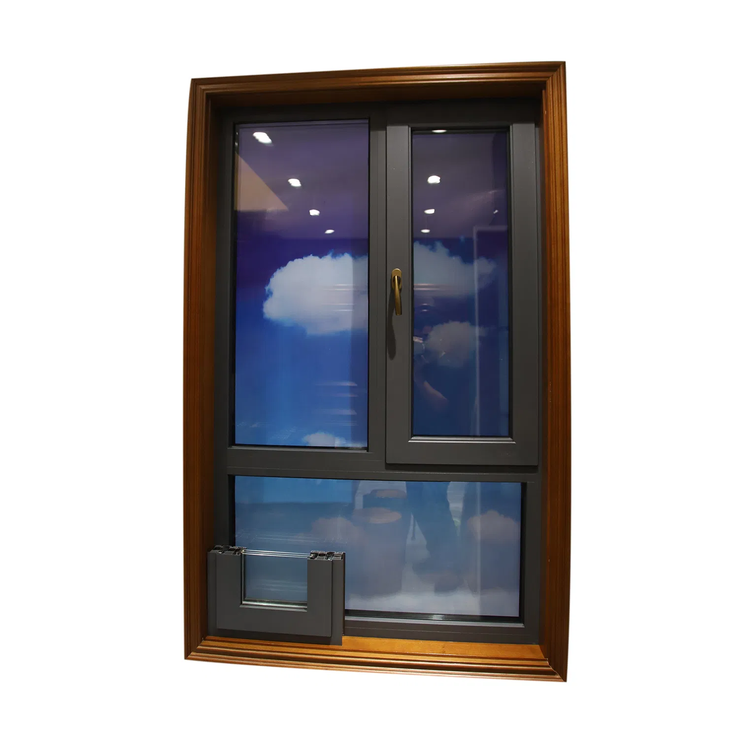 Design Color Window Wooden Sliding Windows