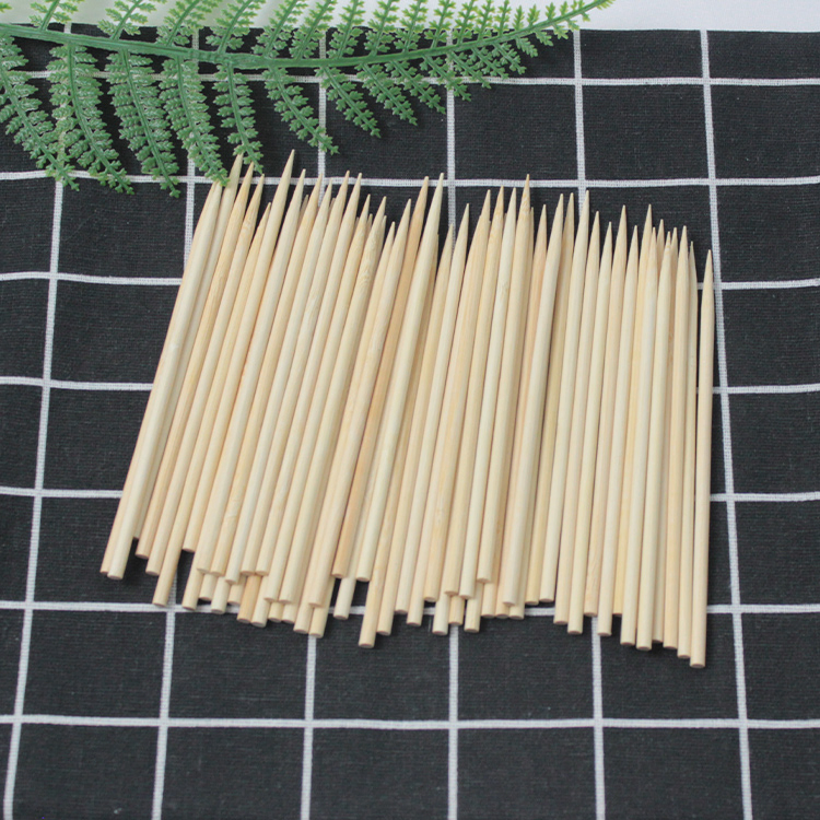 Disposable Biodegradable Simple Style Design Natural Environmental 135mm Bamboo Stick for BBQ