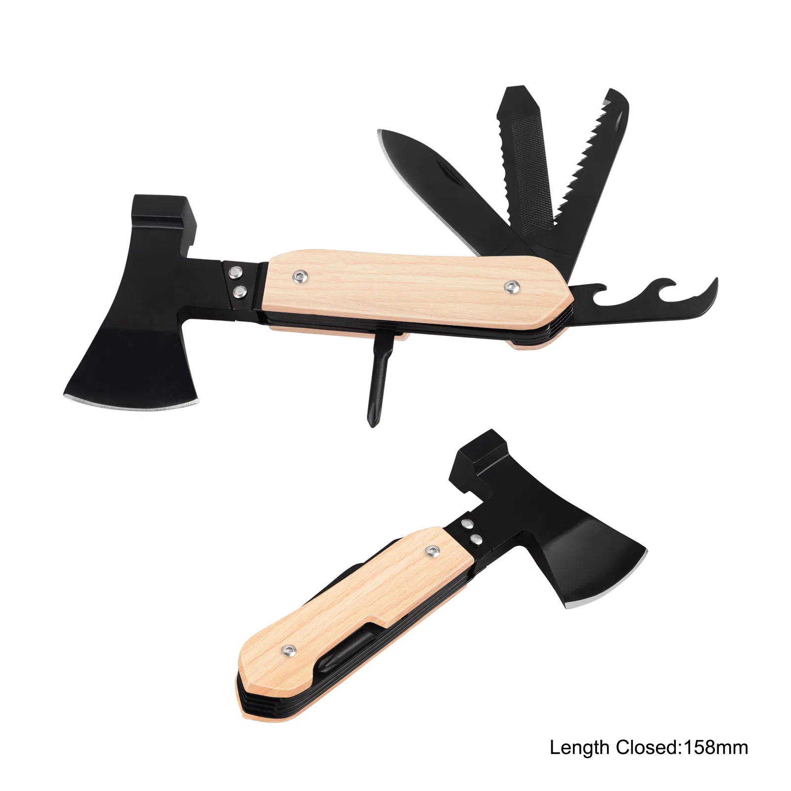 Portabable Axe Tool Hammer with Anodized Aluminum Handle (#8445WB)