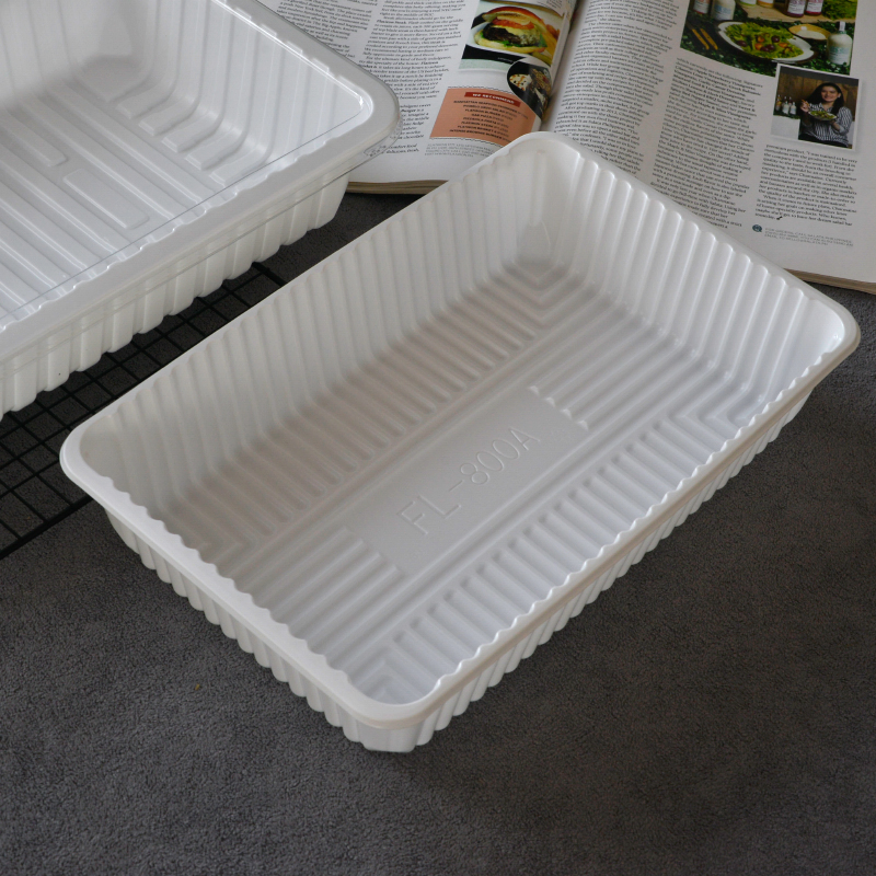 Unisupply Custom PP Plastic Fruit Tray for Tableware Meat Bread Fruit
