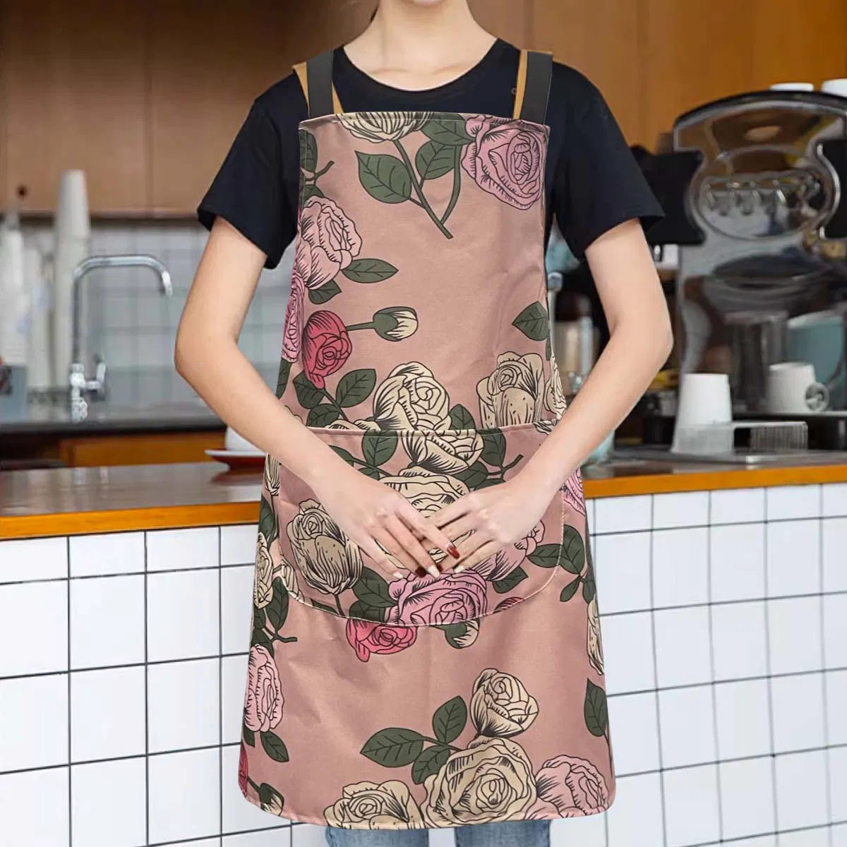 New Kitchen and Catering Work Aprons, Tea Restaurants, Hot Pot Restaurants and Dining Halls Catering Work Aprons