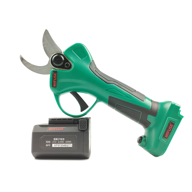 Аккумуляторный секатор электрический 30 мм с 2 батареями