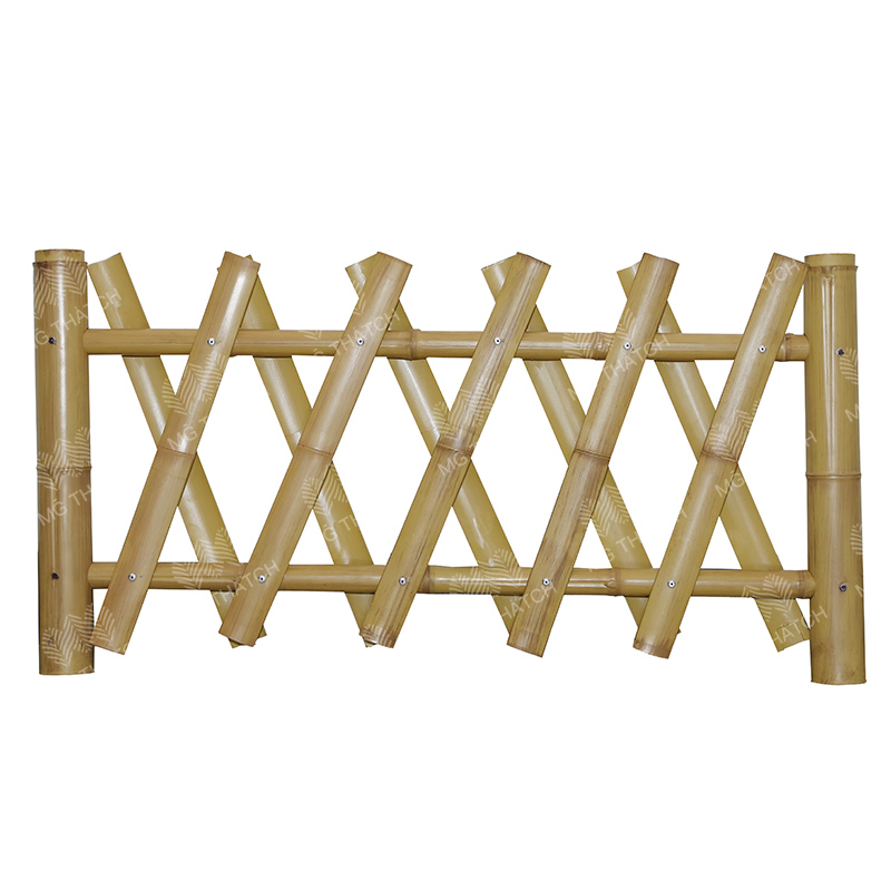 Corrosion Resistant Artificial Flat Bamboo Panels Non Combustible Synthetic Bamboo Panels