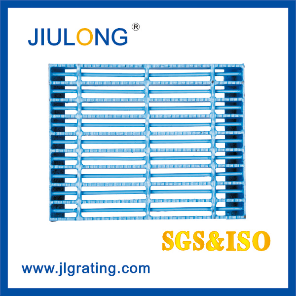 Galvanized Reinforced Serrated Plain Steel Welded Grating with Round Bar for Ship