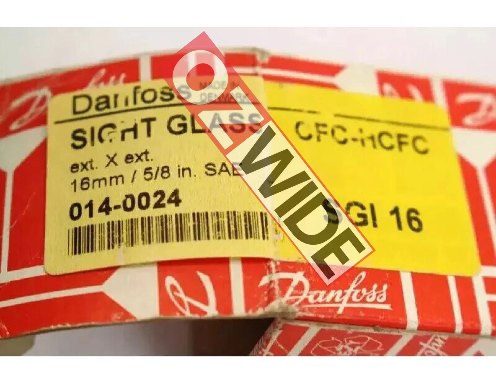 Danfoss 014-0024 Sgi16 Sight Glass Solder Flare ODF Refrigeration Cold Room