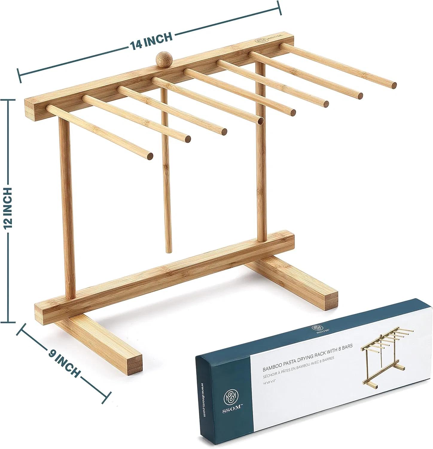 Bamboo Made Household Kitchen Pasta Handmade Noodles Bamboo Noodle Drying Rack