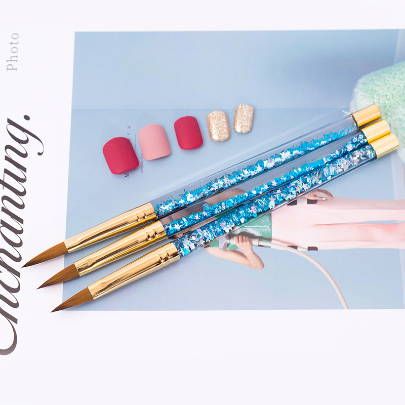 Liquid Handle Guyo Professional 100% Pincel Kolinsky Acrylic Brush