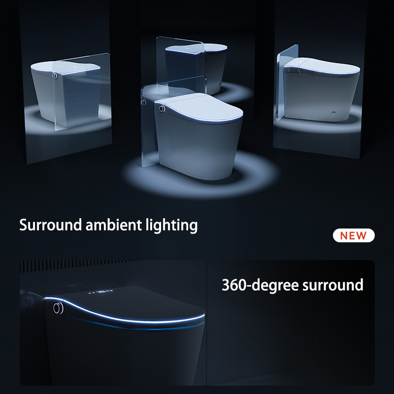 Bathroom Toilet Automatic Sensor Flushing Electric Wallhung Toilets Smart Toilets