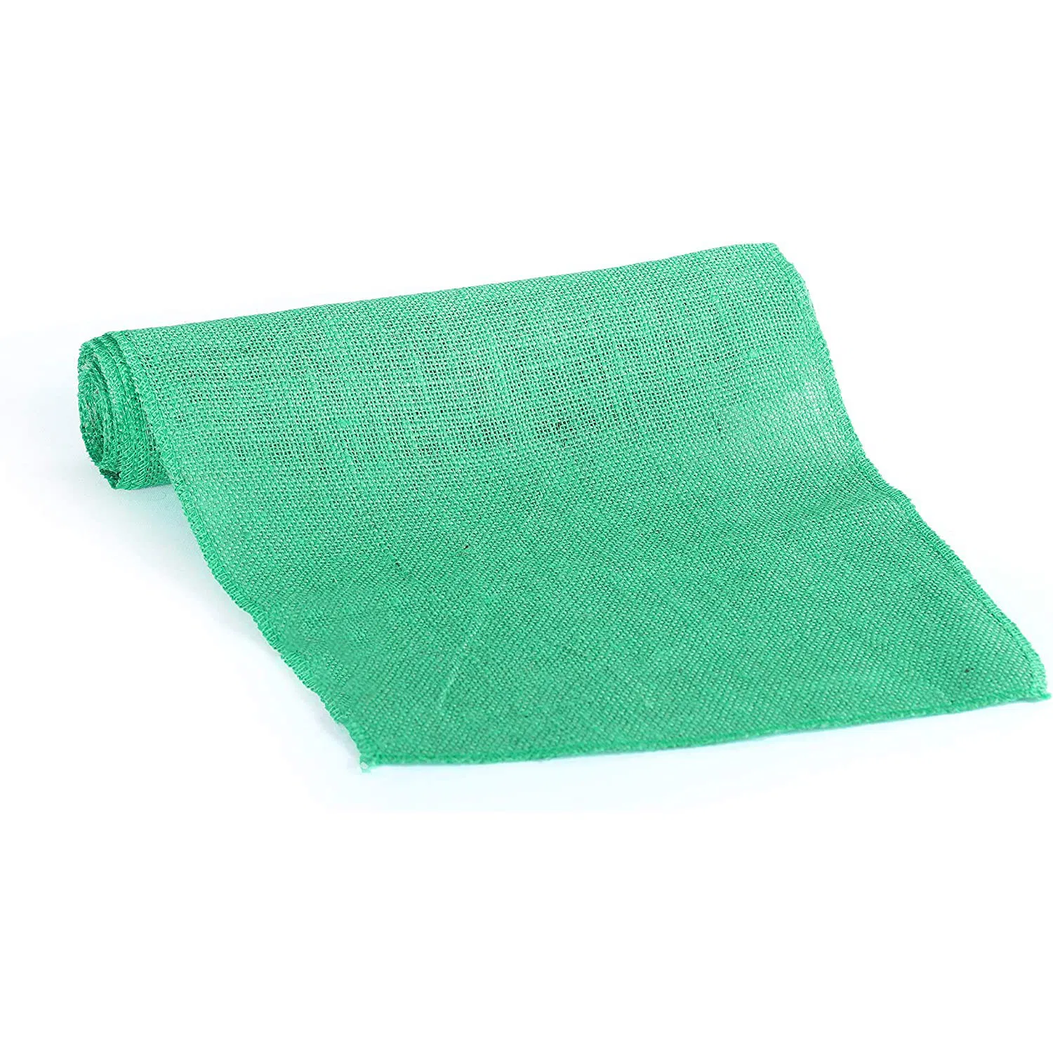 Light Green Customized Burlap Table Runner