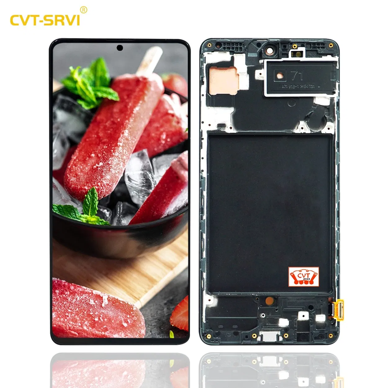 Patalla Mobile Phone LCD Screen for Samsung Galaxy A71 A70 A72 Original Change Glass with High Copy Glass