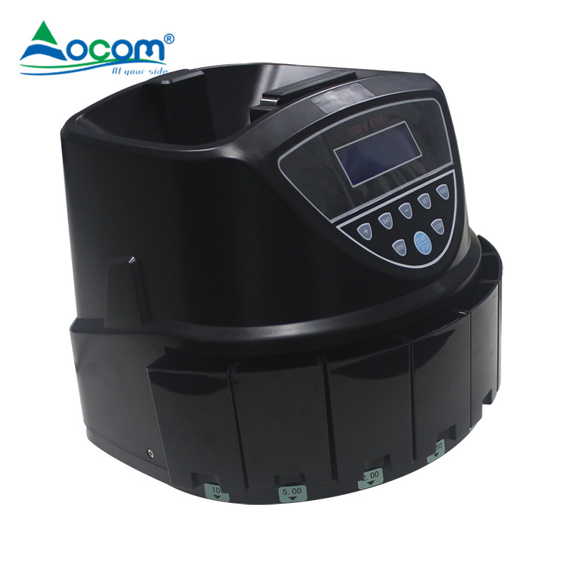 CS901p Ocom Coin Sorter with Printer 270 Units Per Min High Sorting Speed