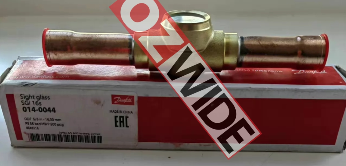 Danfoss 014-0044 Sgi16s Sight Glass Solder Flare ODF Refrigeration Cold Room