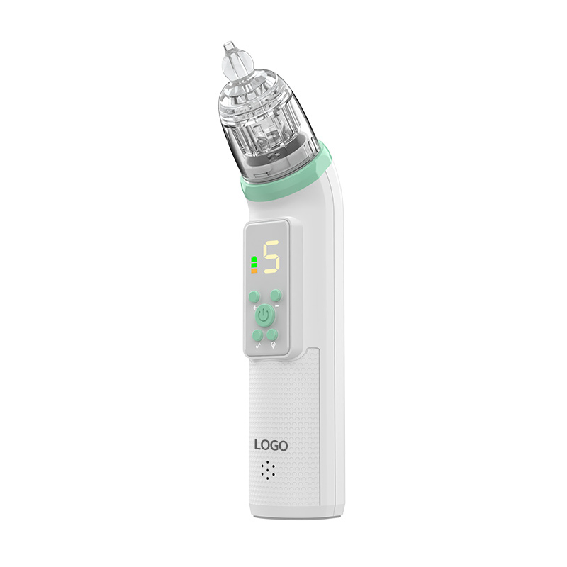 Electric Powerful Nose Aspirator Nasal Cleaner with Music & Light Baby Nose Sucker