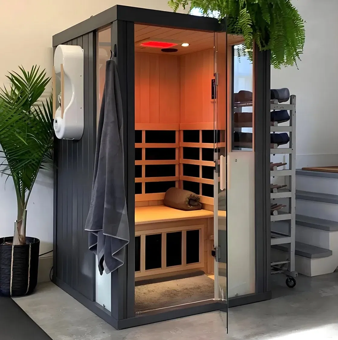 Домашняя парная на 2 персоны с паровым душем