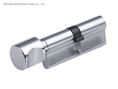 En 1303 European Standard Brass Cylinder with Knob