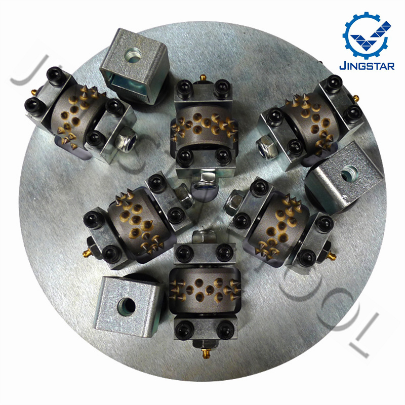 Best 125mm/150mm Grinding Tool Double Layers Diamond Bush Hammer Plate