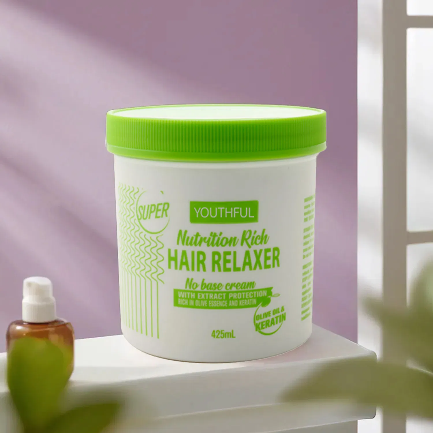 Relaxer Perm Damaged Repair Smoothing Treatment Hair Straightening Cream