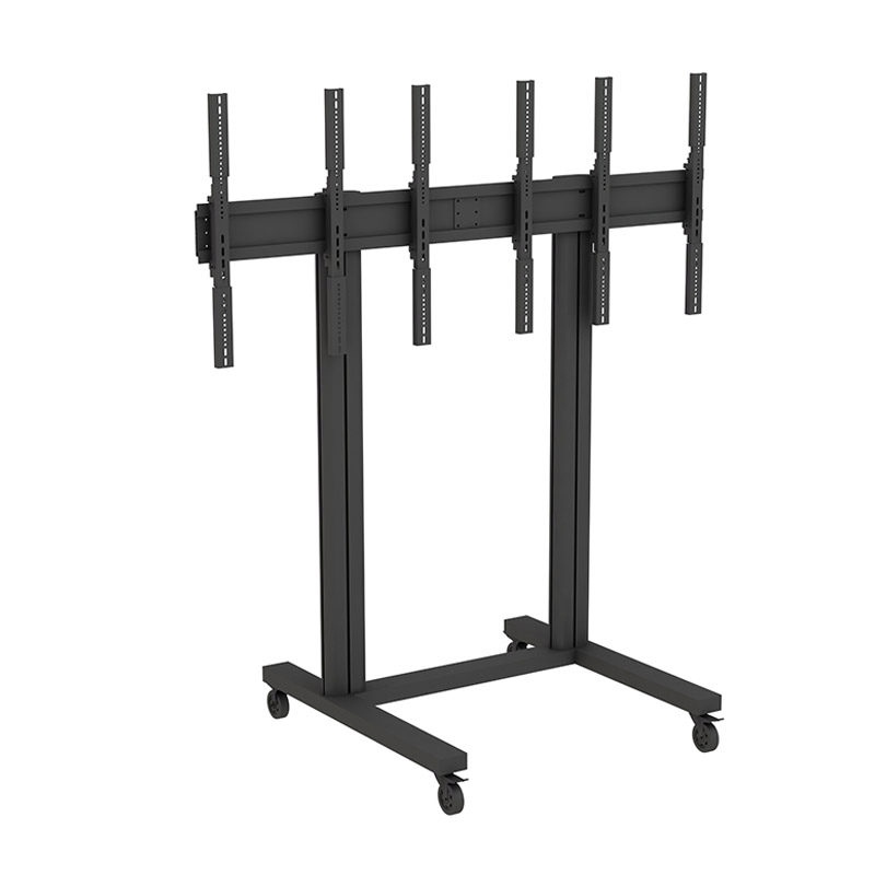 Стойка для видеостены 3 экрана 40-55 дюймов (1x3)