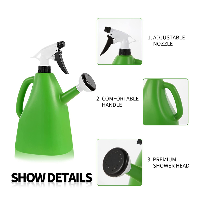Watering Can Spray Bottle Rain Spray Function Plastic Watering Can