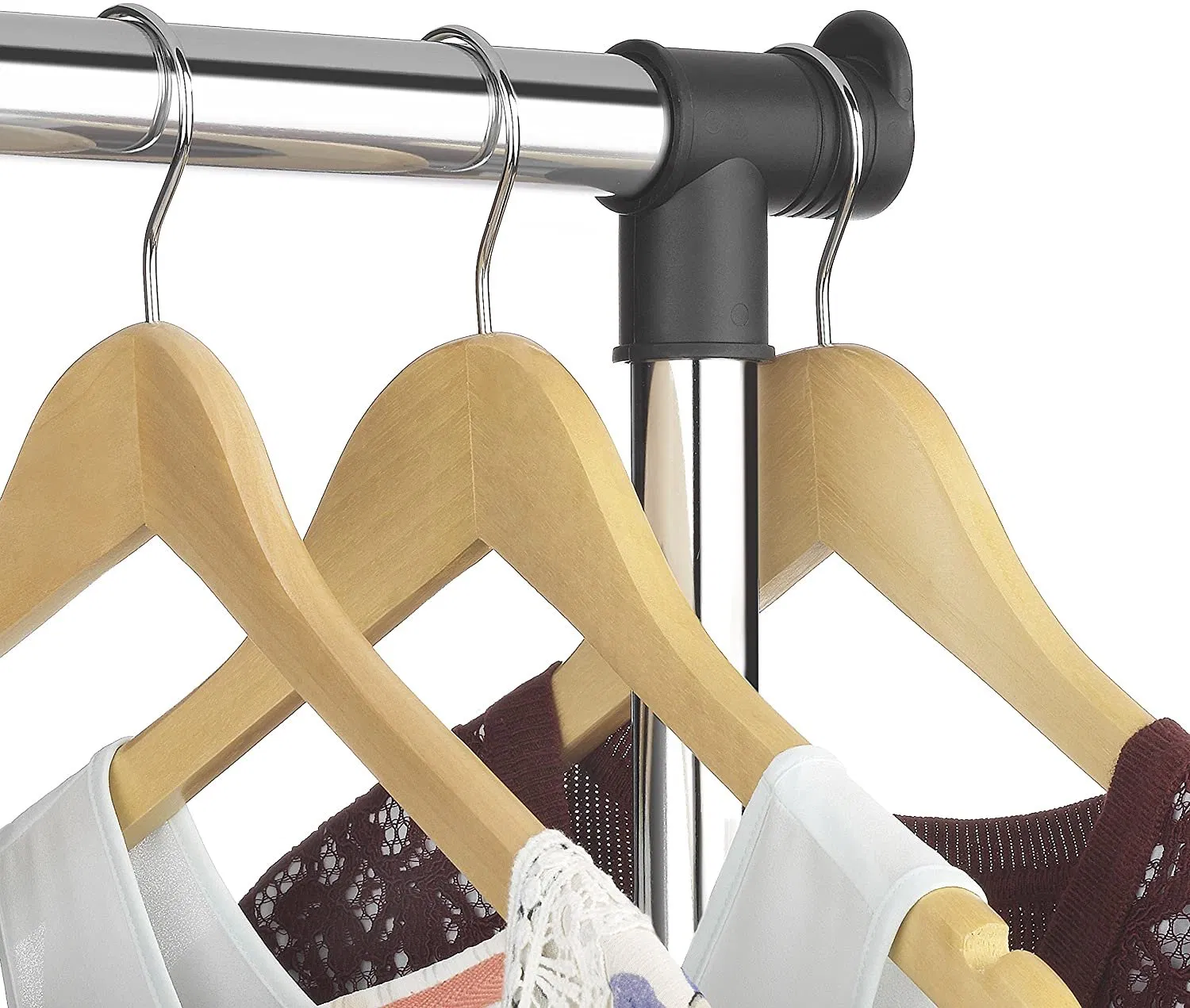 Modern Standing Folding Stainless Steel Clothes Drying Rack with Wheels