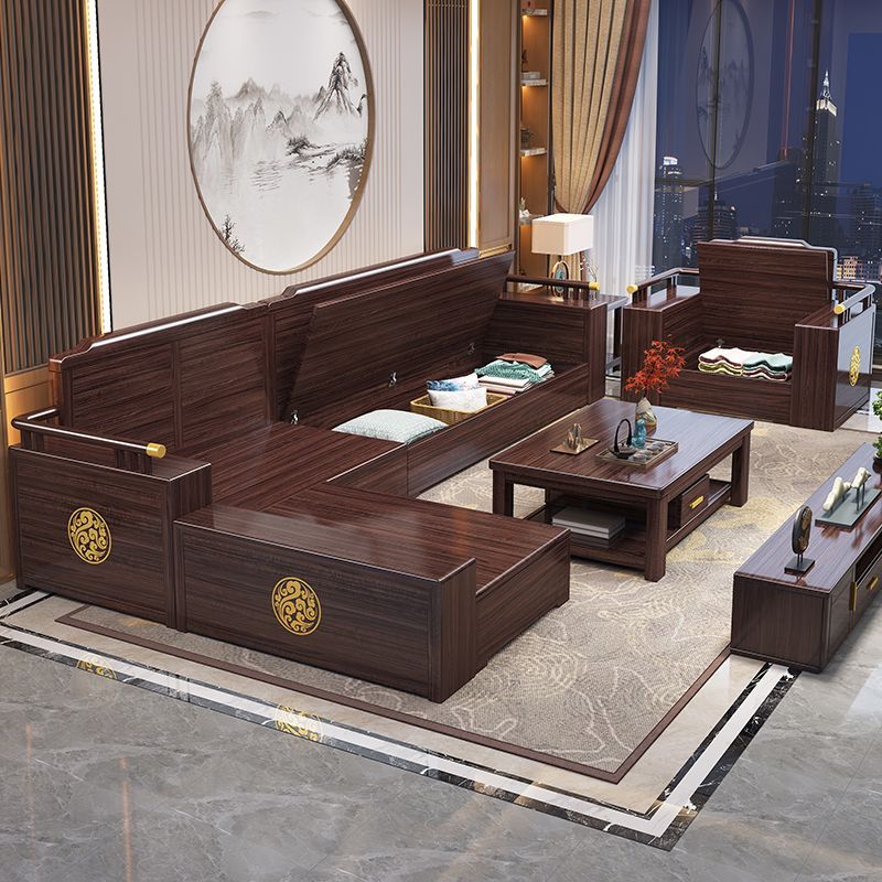 Мебель для гостиной массив сандала китайский стиль диван столик