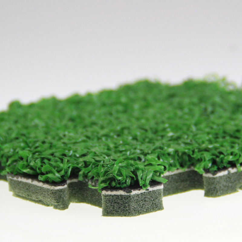 Interlocking Outdoor Decorative Artificial Grass Tile