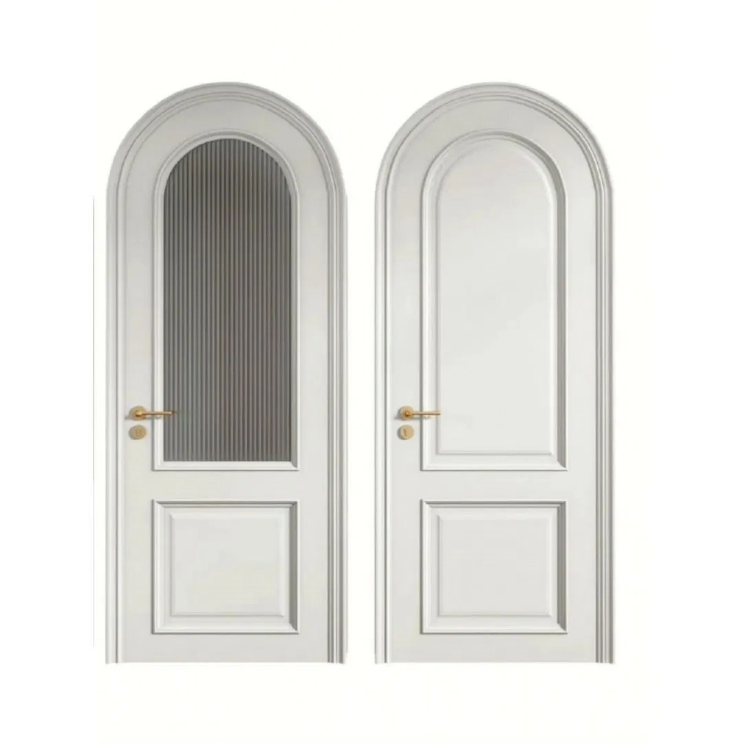 Custom Plywood Core Solid Wood Door Combines Multiple Features for Complete Home Decoration Solution